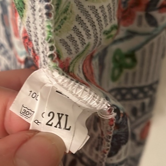 Emery Rose Floral Kimono Open Cardigan Boho Beach Tassels, size 2XL (runs small) - Picture 9 of 14